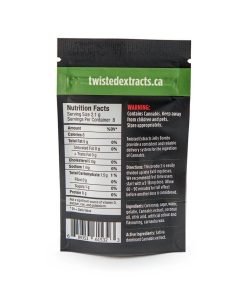 Twisted Extracts Nutrition Facts