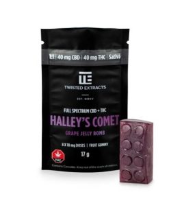 Twisted Extracts Halleys Comet