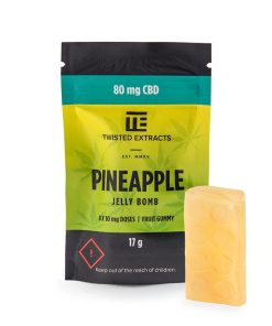 Twisted Extracts – Pineapple CBD Jelly Bomb