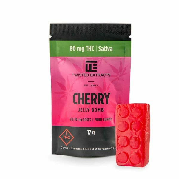twisted Extracts cherry thc edibles
