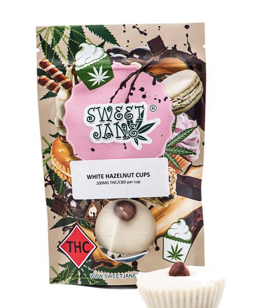 white chocolate hazelnut edibles