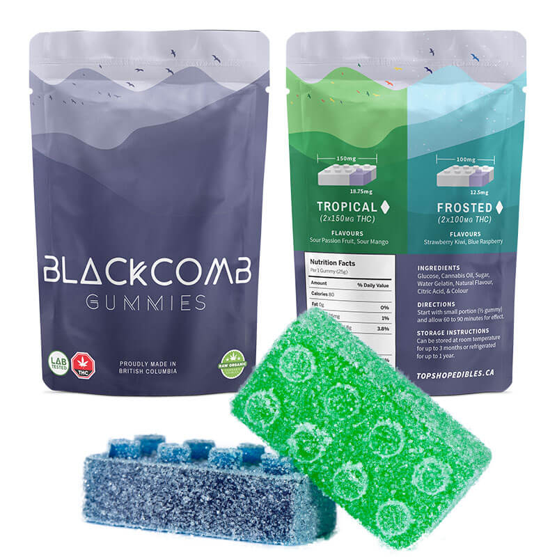block comb frosted gummies