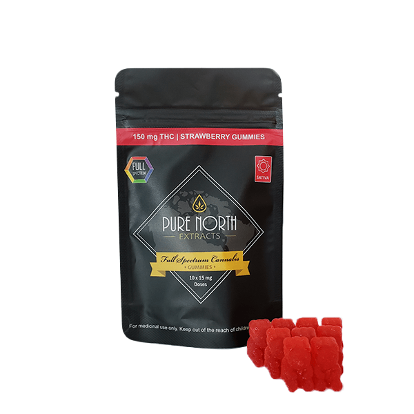 pure north extracts strawberry gummies