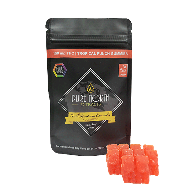 pure north extracts edibles tropical punch