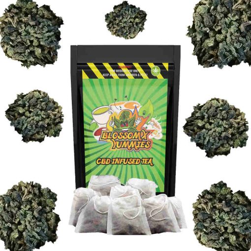 CBD infused tea blossomx