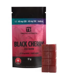 Twisted Extracts – Black Cherry 1:1 Jelly Bomb- Indica
