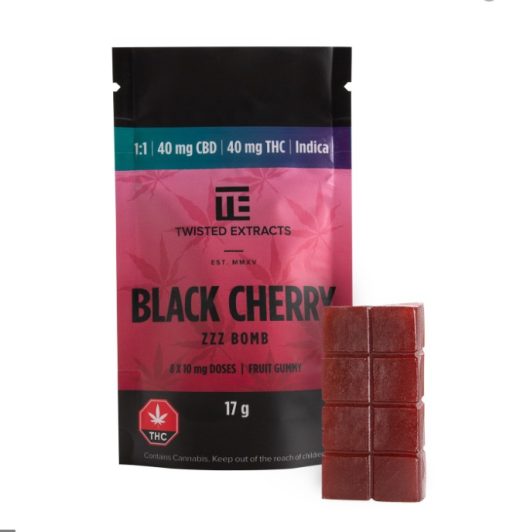 Twisted Extracts – Black Cherry 1:1 Jelly Bomb- Indica