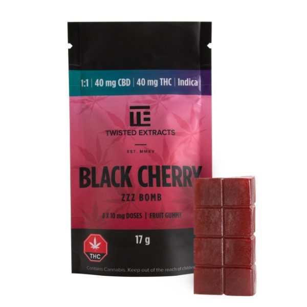 Twisted Extracts – Black Cherry 1:1 Jelly Bomb- Indica