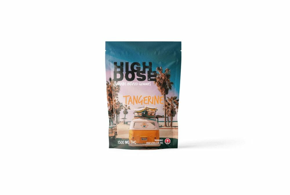 High Dose - Tangerine - Cannabis Infused Gummies