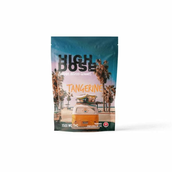 High Dose - Tangerine - Cannabis Infused Gummies