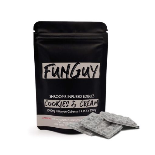 funguy cookies and cream shroom chocolates