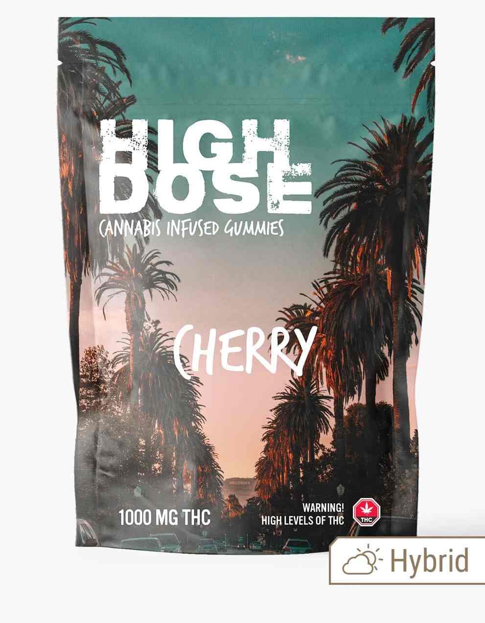 high dose thc gummies cherry