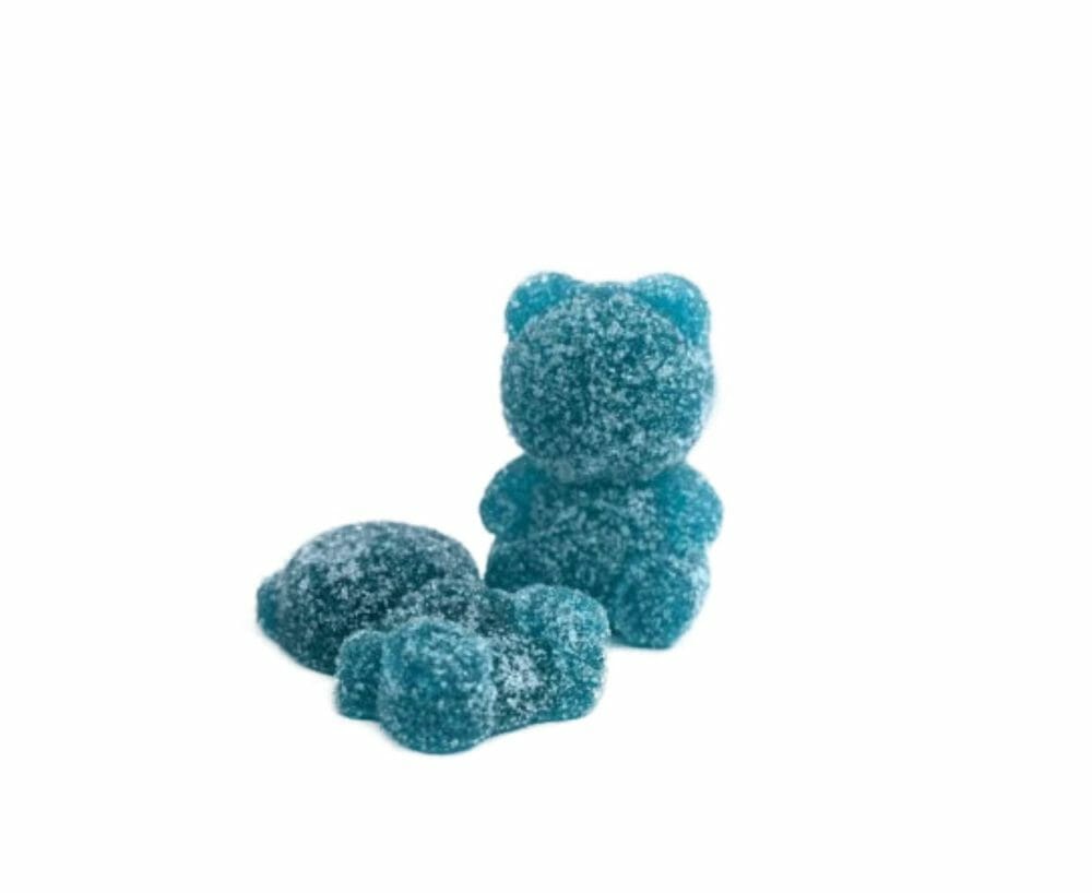 blue raspberry jumbo teddy thc cannabis chewies