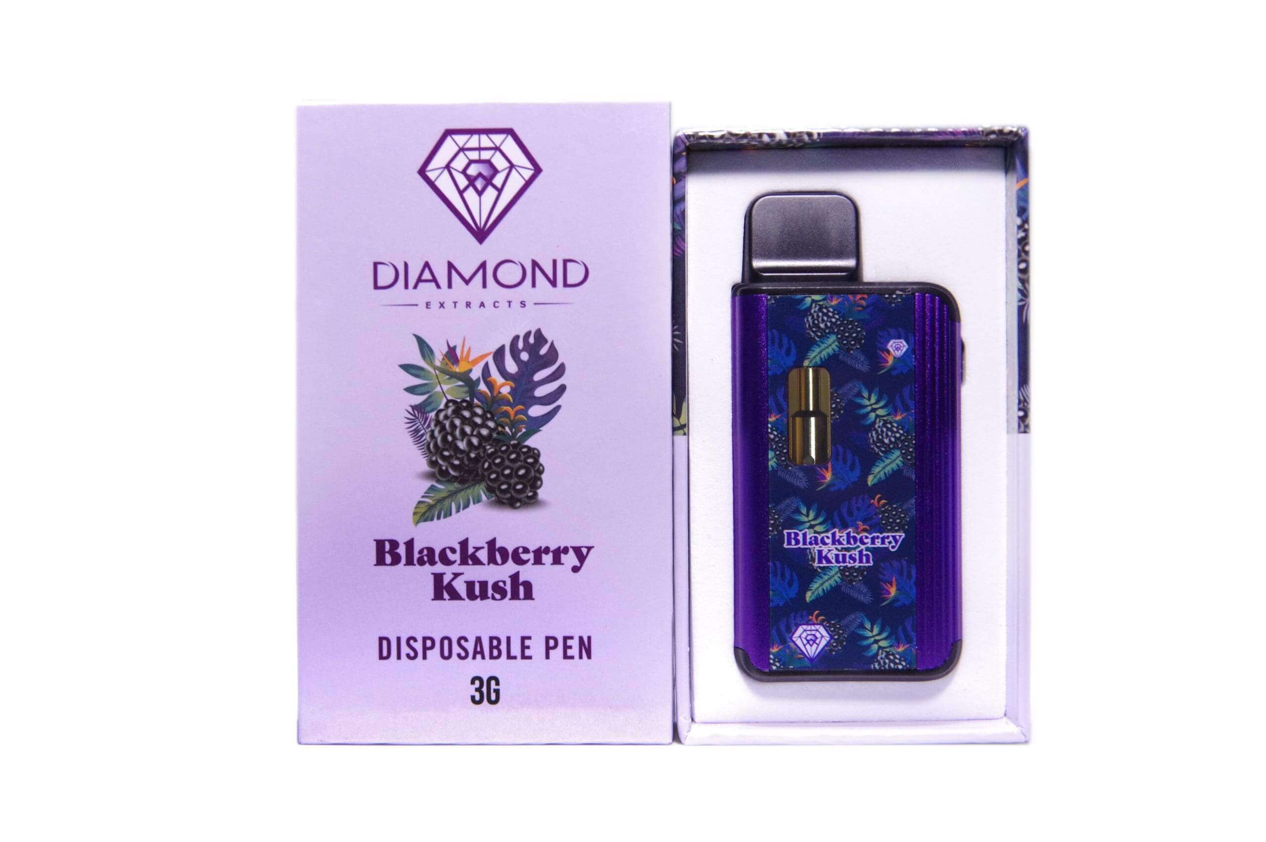 Diamond Concentrates 3 Gram Disposable (Distillate) – Blackberry