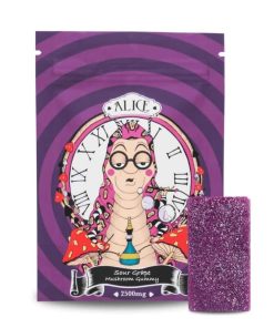 sour grape mushroom gummy