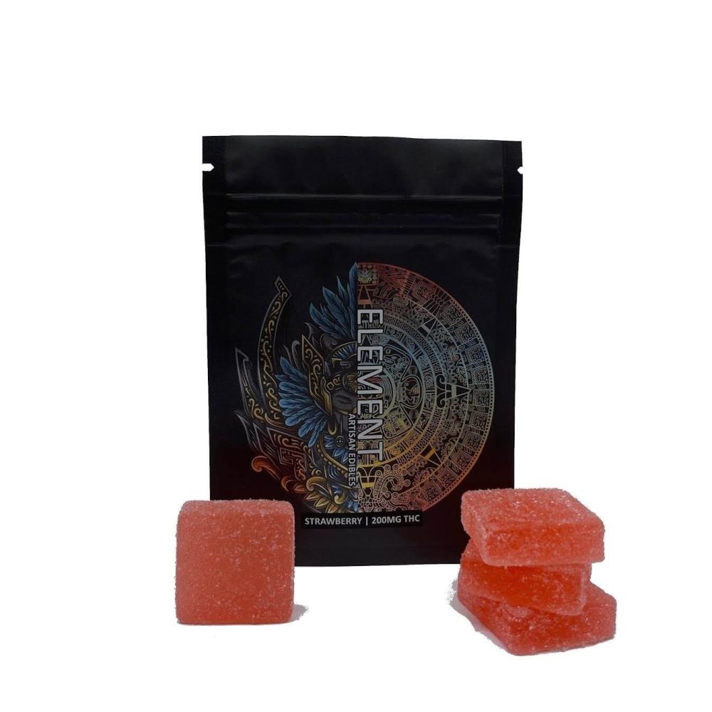 200mg thc strawberry gummies