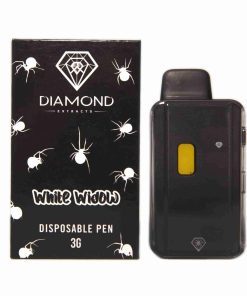 * New Hardware * Diamond Concentrates 3 Gram Disposable (Distillate) – White Widow (Indica) (3 Gram)