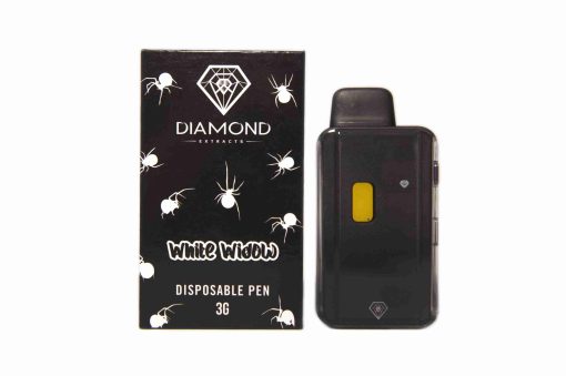 * New Hardware * Diamond Concentrates 3 Gram Disposable (Distillate) – White Widow (Indica) (3 Gram)