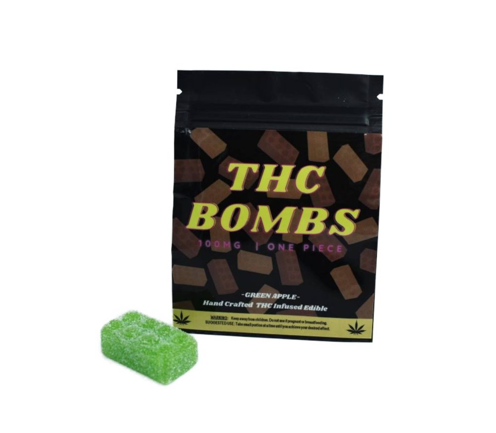 THC Bombs - APPLE 100mg - one piece