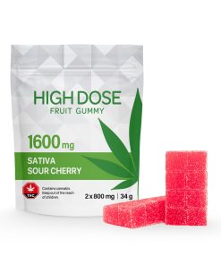 High Dose gummy 1600mg cherry
