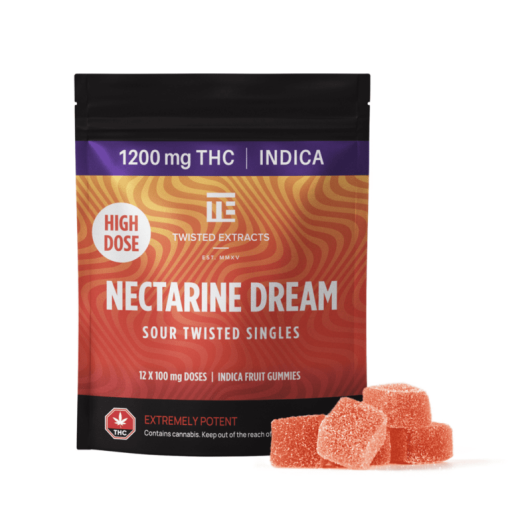 Twisted Extracts - Nectarine Dream High Dose (1200 Mg THC- Indica)