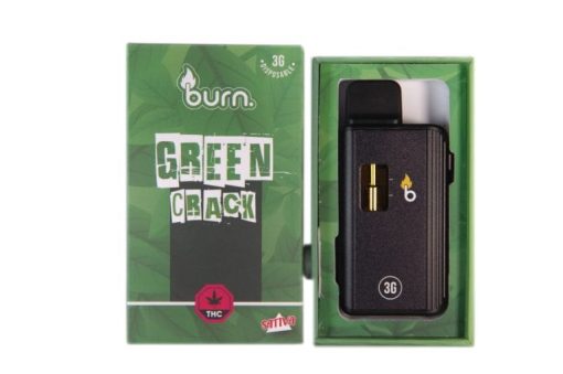 Burn. 3 Gram Vape – Green Crack (Sativa)