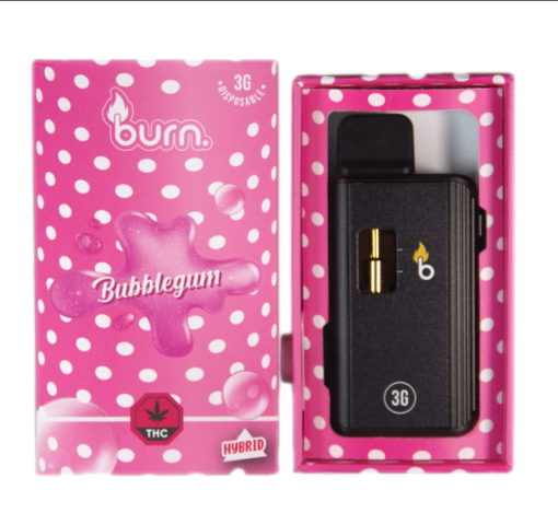 Burn. 3 Gram Vape – Bubble Gum (Hybrid)