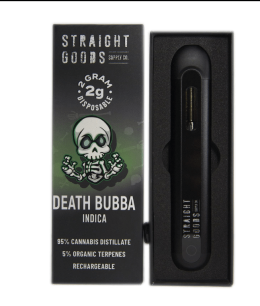 Straight Goods 2 GRAM Disposables – Death Bubba (Indica)