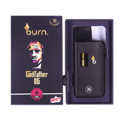 Burn. 3 Gram Vape – God Father OG (Indica)