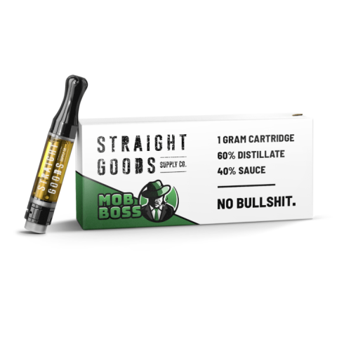 Straight Goods Terp Sauce Cartridge – Mob Boss (Hybrid- 1g)