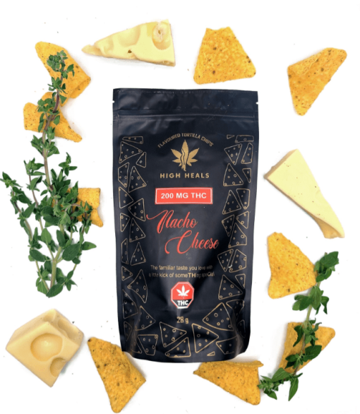 High Heals- Doritos – Nacho Cheese (200mg THC)