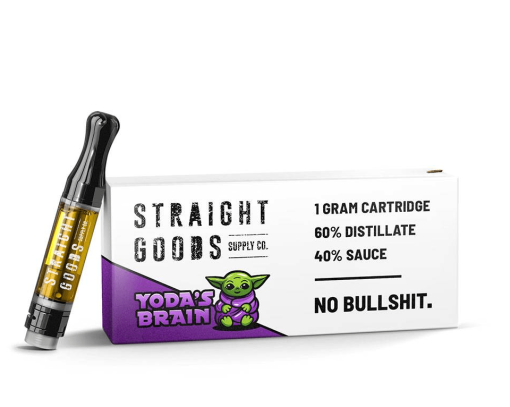 Straight Goods Terp Sauce Cartridge – Yoda’s Brain (Indica- 1g)