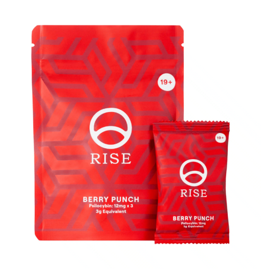 Rise Berry Punch (Shrooms- 1000mg x 3 sachets)