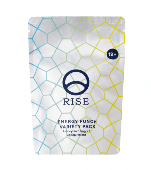 Rise Energy Punch Variety Pack (Shrooms- 1000mg x 3 sachets)