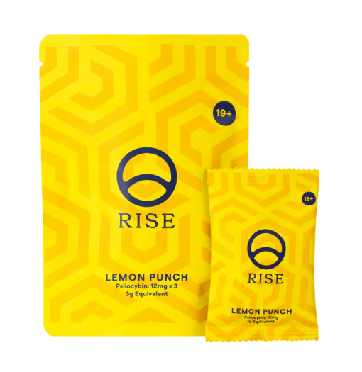 Rise Lemon Punch (Shrooms- 1000mg x 3 sachets)