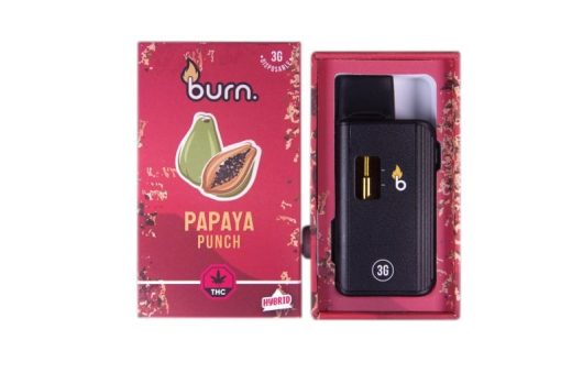 Burn. 3 Gram Vape – Papaya Punch (Hybrid)