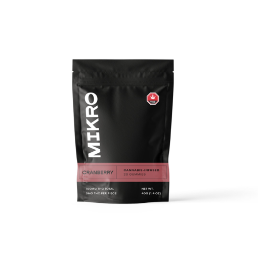 Mikro – Cranberry THC Gummies 100mg