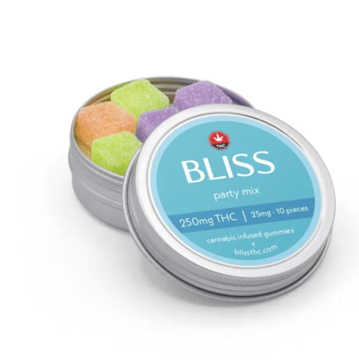 Bliss Party Mix THC Gummies - 250mg THC (10 x 25mg/piece)