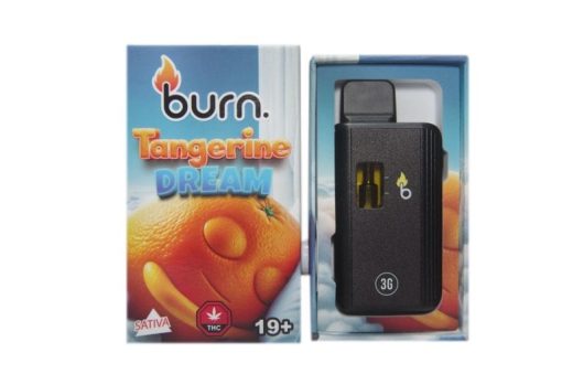 Burn. 3 Gram Vape – Tangerine Dream (Sativa Dominant Hybrid)