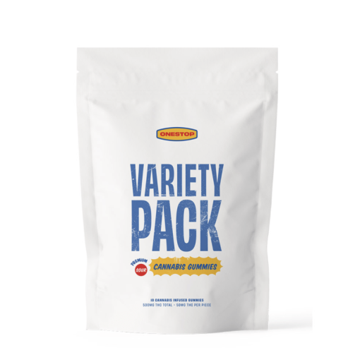 OneStop – Sour Variety Pack THC Gummies 500mg (10 x 50mg)