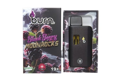 Burn. 3 Gram Vape – Blackberry Moonrocks (Hybrid)