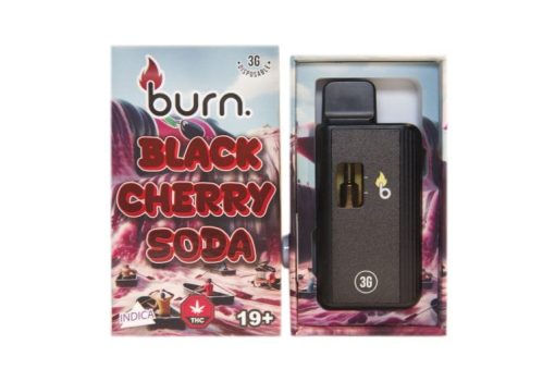 Burn. 3 Gram Vape – Black Cherry Soda (Indica)