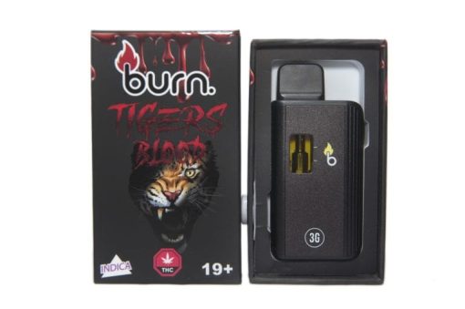 Burn. 3 Gram Vape – Tigers Blood (Indica)