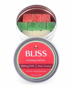 Bliss Holidaze THC Gummies - 250mg THC (10 x 25mg/piece)
