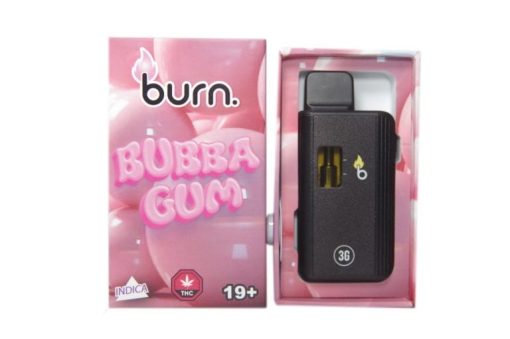 Burn. 3 Gram Vape – Bubba Gum (Indica)