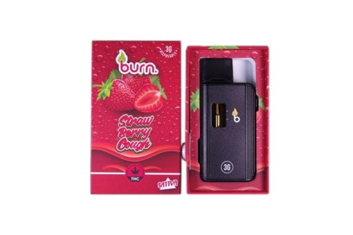 Burn. 3 Gram Vape – Strawberry Cough (Sativa)