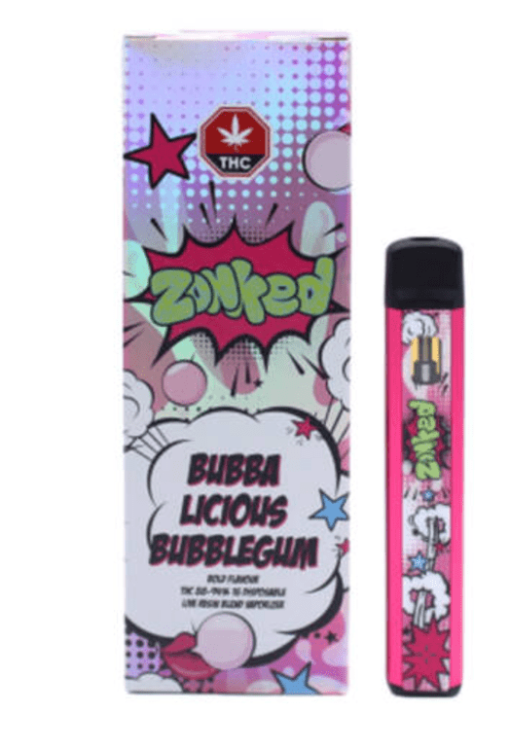 Zonked! Live Resin Vape – Bubba Licious Bubblegum (1g)