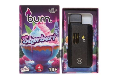 Burn. 3 Gram Vape – Sherbert (Indica)
