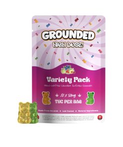 Grounded High Dose Bears – Variety Pack 500mg Gummies