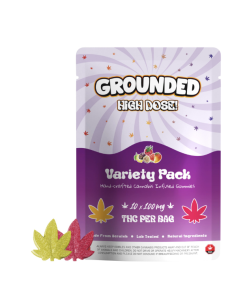 Grounded High Dose Leafs – Variety pack 1000mg Gummies